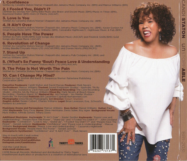 Candi Staton : Unstoppable (CD, Album)