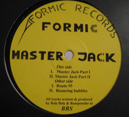 Formic (2) : Master Jack (12")