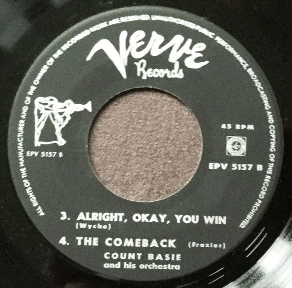 Count Basie Orchestra : Basie In London (7", EP)