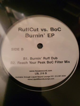 RuffCut vs. BOC Productions : Burnin' EP (12", EP)
