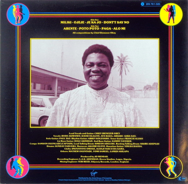 Ebenezer Obey : Je Ka Jo (Let Us Dance) (LP, Album)