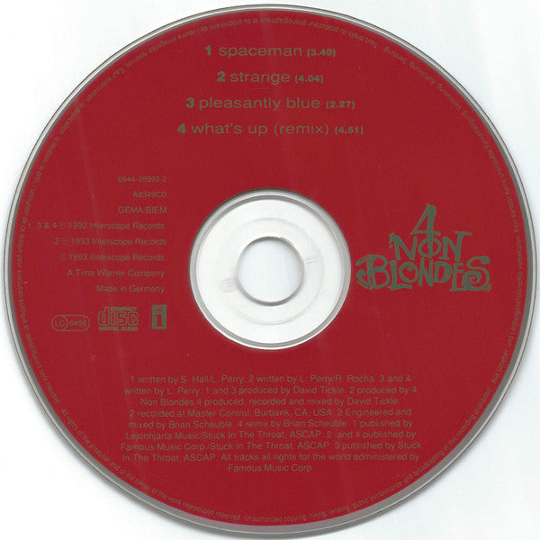 4 Non Blondes : Spaceman (CD, Maxi)