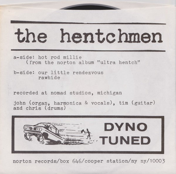 The Hentchmen : Hot Rod Millie (7")