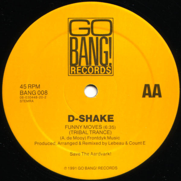 D-Shake : My Heart The Beat / Funny Moves (12")