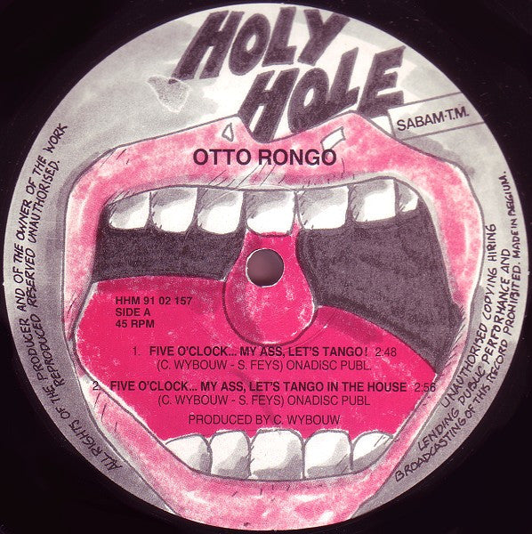 Ottorongo : Five O'Clock... My Ass, Let's Tango !!! (12")