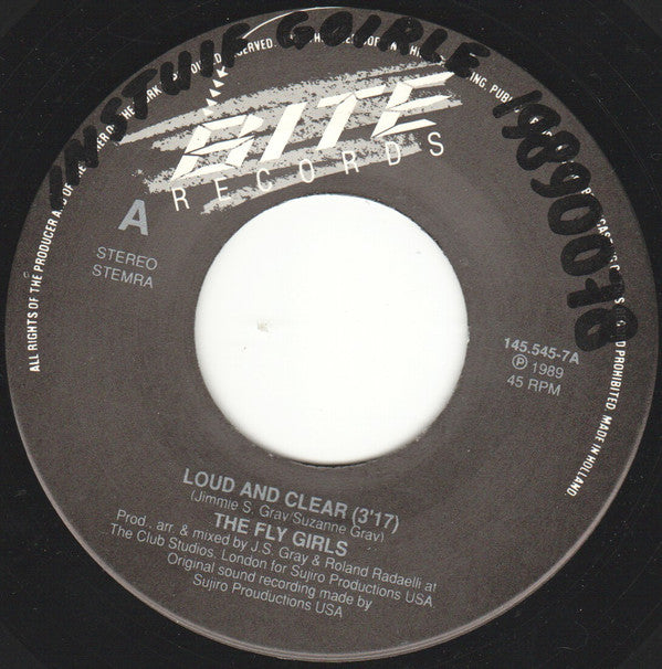 Fly Girls : Loud & Clear (7", Single)