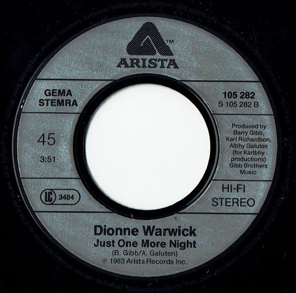 Dionne Warwick : Take The Short Way Home (7", Single)