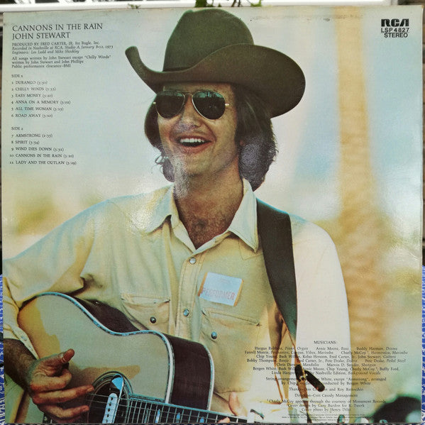 John Stewart (2) : Cannons In The Rain (LP, Album, Gat)