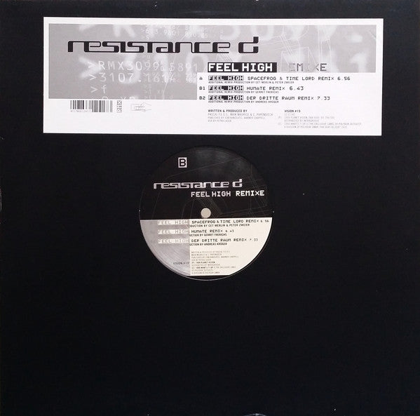 Resistance D : Feel High Remixe (12")