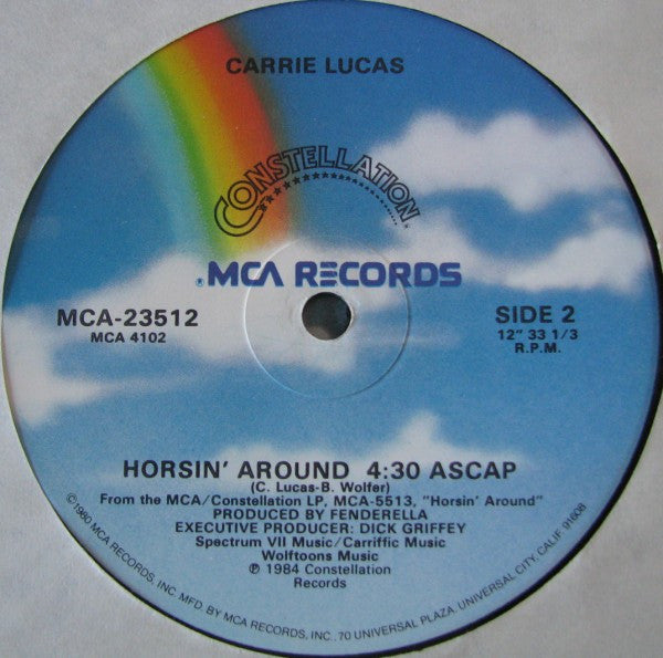 Carrie Lucas : Summer In The Street (12")