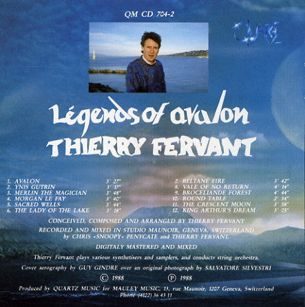 Thierry Fervant : Legends Of Avalon (CD, Album)