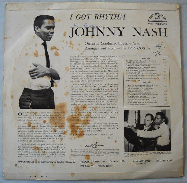Johnny Nash : I Got Rhythm (LP, Album)
