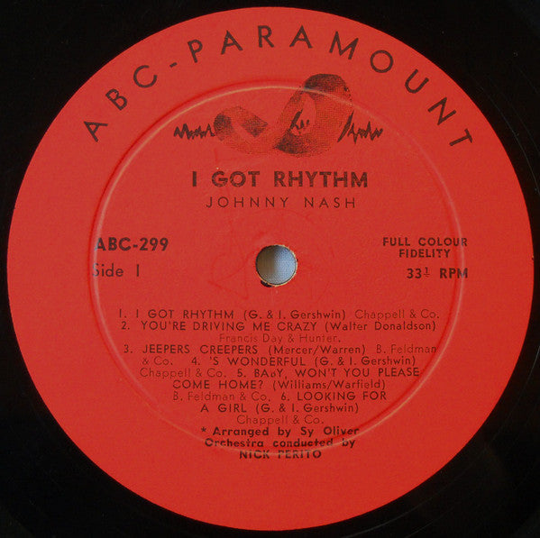 Johnny Nash : I Got Rhythm (LP, Album)