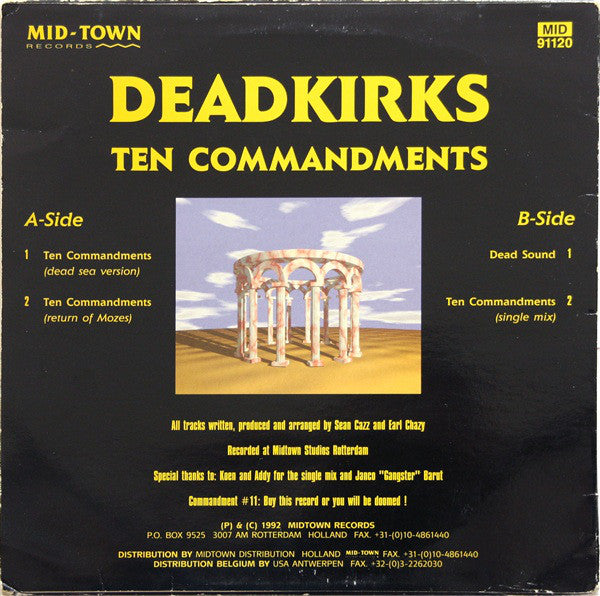 The Deadkirks : Ten Commandments (12")