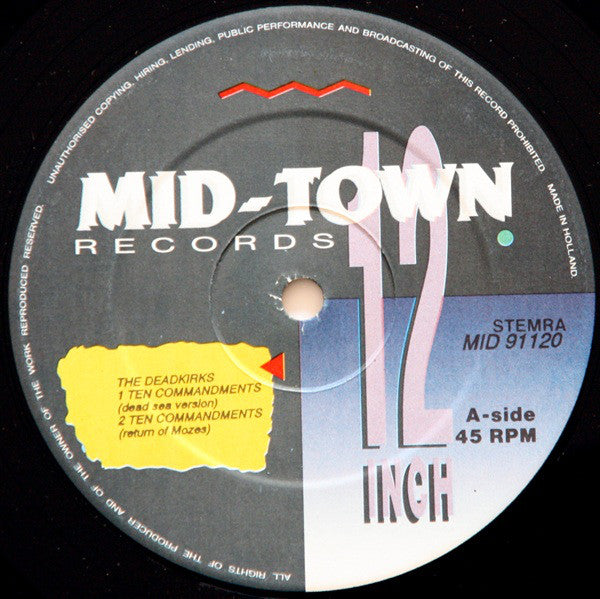 The Deadkirks : Ten Commandments (12")