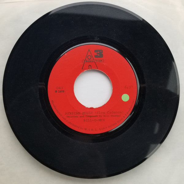 Bill-O-Men : Freedom / African Music (7", Red)