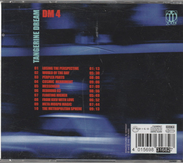 Tangerine Dream : DM 4 (Dream Mixes IV) (CD, Mixed)