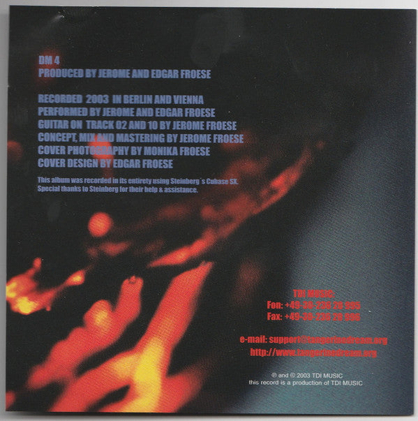 Tangerine Dream : DM 4 (Dream Mixes IV) (CD, Mixed)