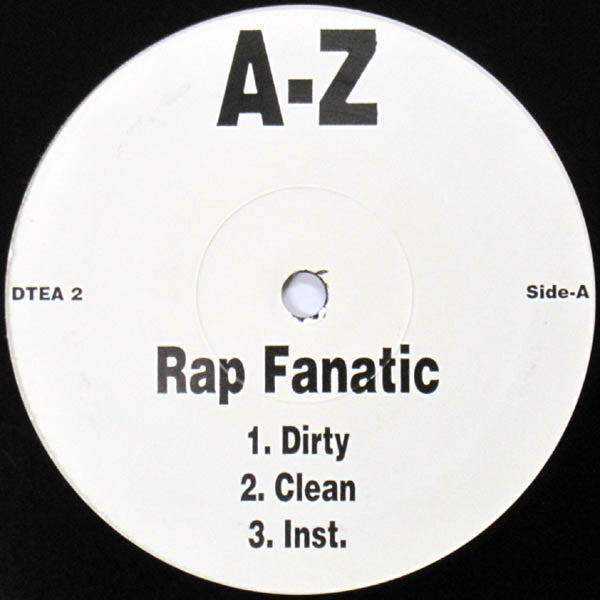 A-Z* / Stagga Lee : Rap Fanatic / Yonkers Shout Out (12", W/Lbl)