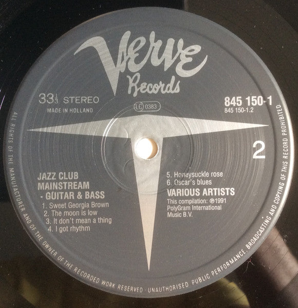 Various : Guitar And Bass (LP, Comp)