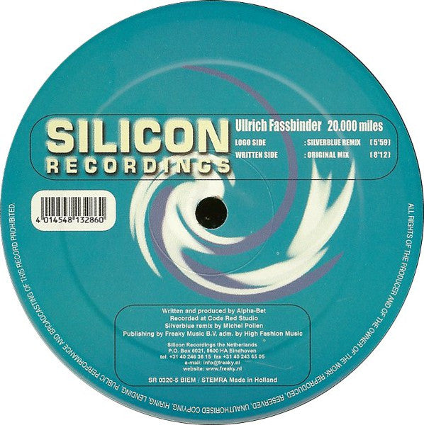 Ulrich Fassbinder : 20.000 Miles (12")