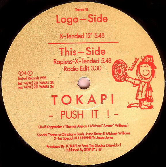 Tokapi : Push It! (12")