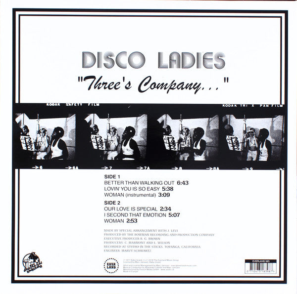 Disco Ladies : Three's Company... (LP, Album)