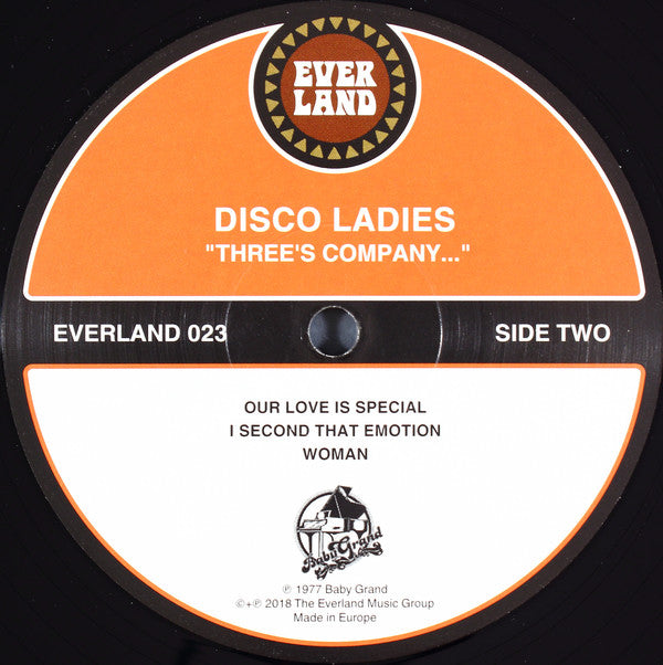 Disco Ladies : Three's Company... (LP, Album)