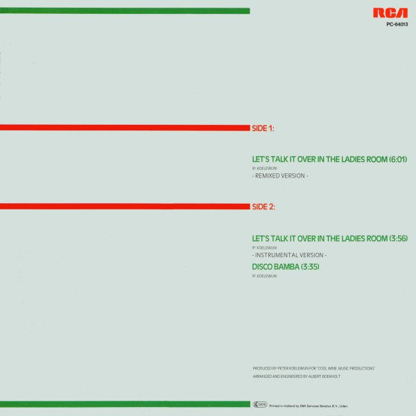 Curtie And The Boombox : Let's Talk It Over In The Ladies Room (12", Maxi)