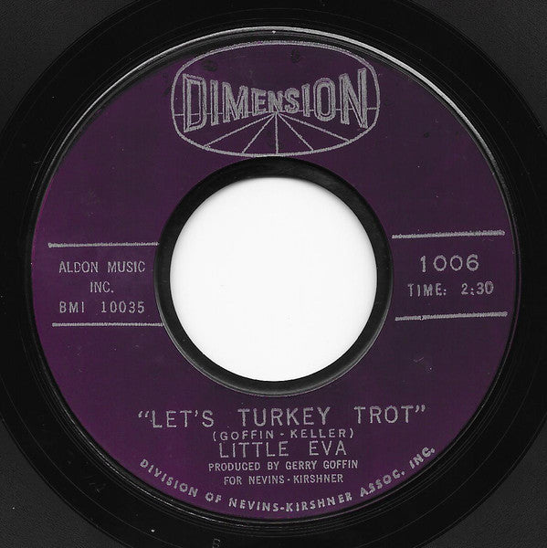 Little Eva : Let's Turkey Trot / Down Home (7", Single)
