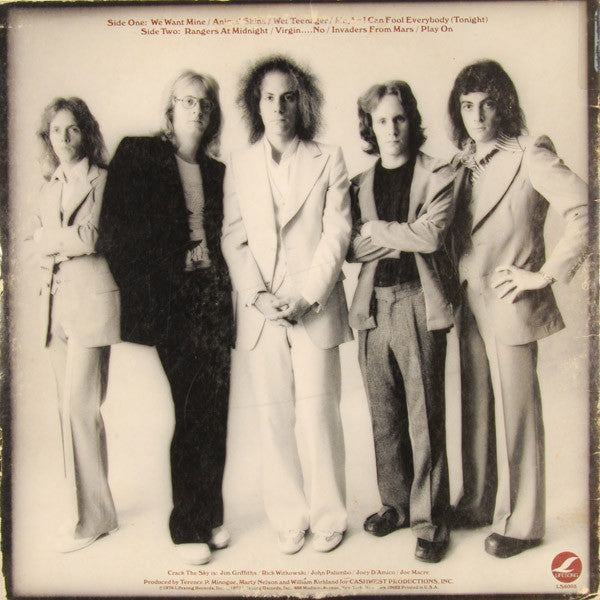 Crack The Sky : Animal Notes (LP, Album, Pit)