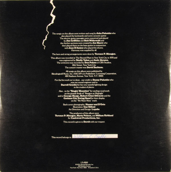 Crack The Sky : Animal Notes (LP, Album, Pit)