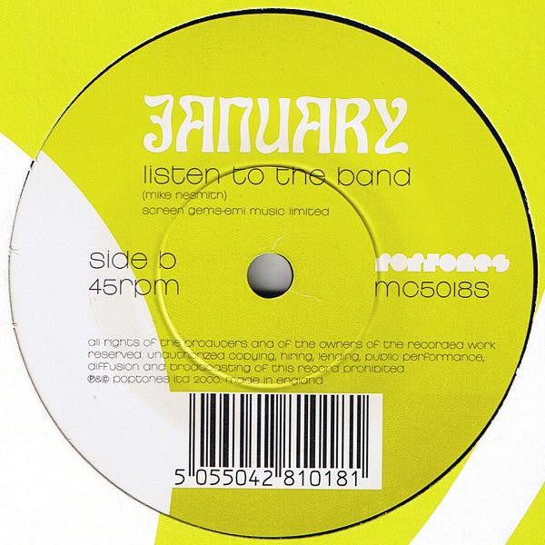 January (2) : Eyes All Mine (7", Single, Ltd, Num)