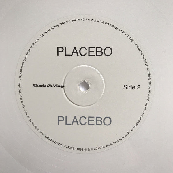 Placebo (2) : Placebo (LP, Album, Ltd, Num, RE, Whi)