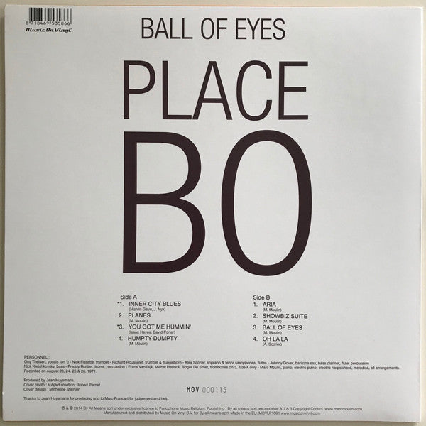 Placebo (2) : Ball Of Eyes (LP, Album, Ltd, Num, RE, Whi)