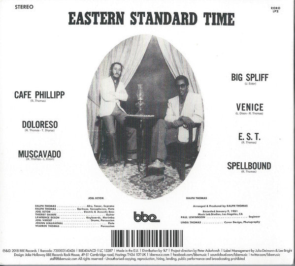 Ralph Thomas (2) : Eastern Standard Time (CD, Album, RE, RM, Dig)