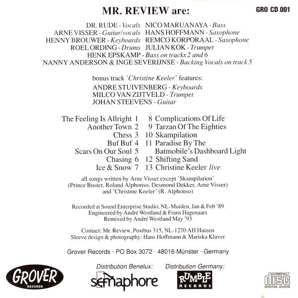 Mr. Review : Walkin' Down Brentford Road (CD, Album, RE, RP)
