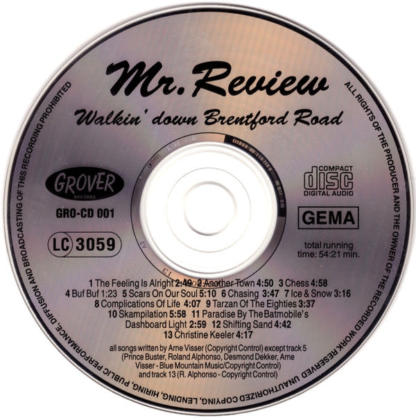 Mr. Review : Walkin' Down Brentford Road (CD, Album, RE, RP)