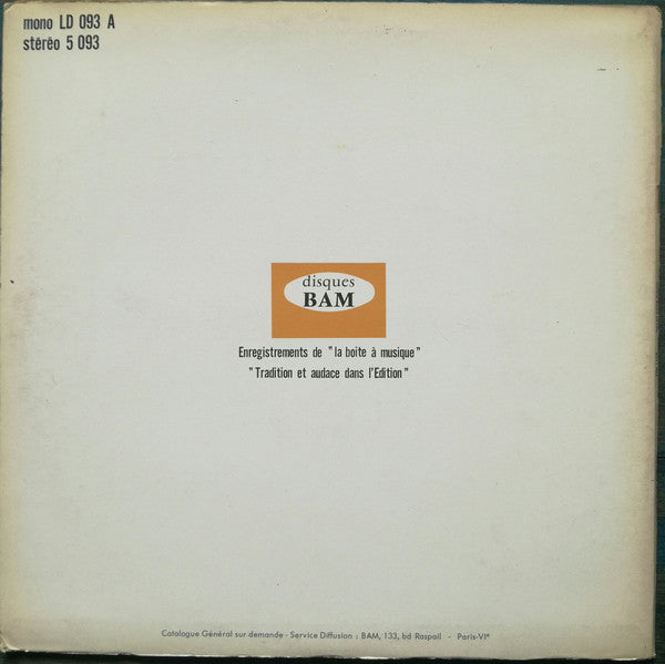 Erik Satie, Jean-Joël Barbier : Erik Satie (LP, Album, Gat)