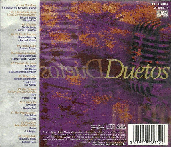 Various : Duetos Pop Brasil (CD, Comp)