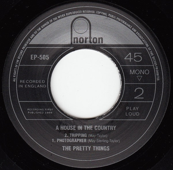 The Pretty Things : A House In The Country (7", EP, Mono, RE)