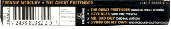Freddie Mercury : The Great Pretender (CD, Maxi)