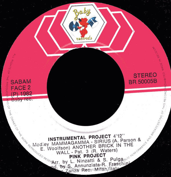 Pink Project : Disco Project (7", Single)