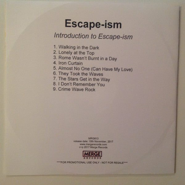 Escape-Ism : Introduction To Escape-Ism (CDr, Album, Promo)