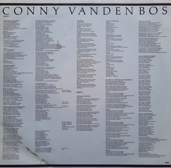 Conny Vandenbos : Net Als Iedereen (LP, Album)