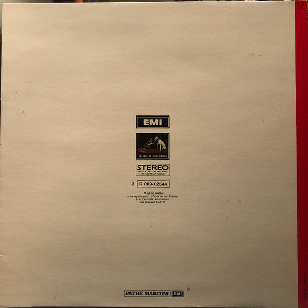 Maurice André, Berliner Philharmoniker, Herbert von Karajan, Johann Nepomuk Hummel, Georg Philipp Telemann, Leopold Mozart, Antonio Vivaldi : Quatre Concertos Pour Trompette  (LP, Gat)