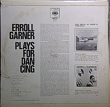 Erroll Garner : Plays For Dancing (LP)