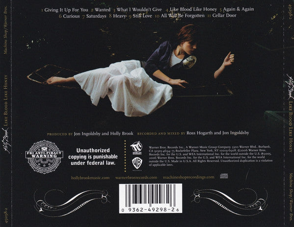 Holly Brook : Like Blood Like Honey (CD, Album)