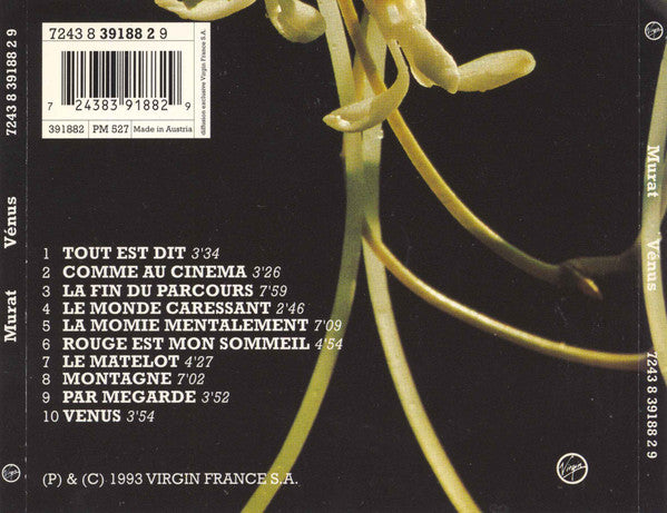 Jean-Louis Murat : Vénus (CD, Album)
