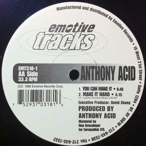Anthony Acid : Ha Ha (12")